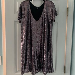 Lulu's Sequin Swing Dress